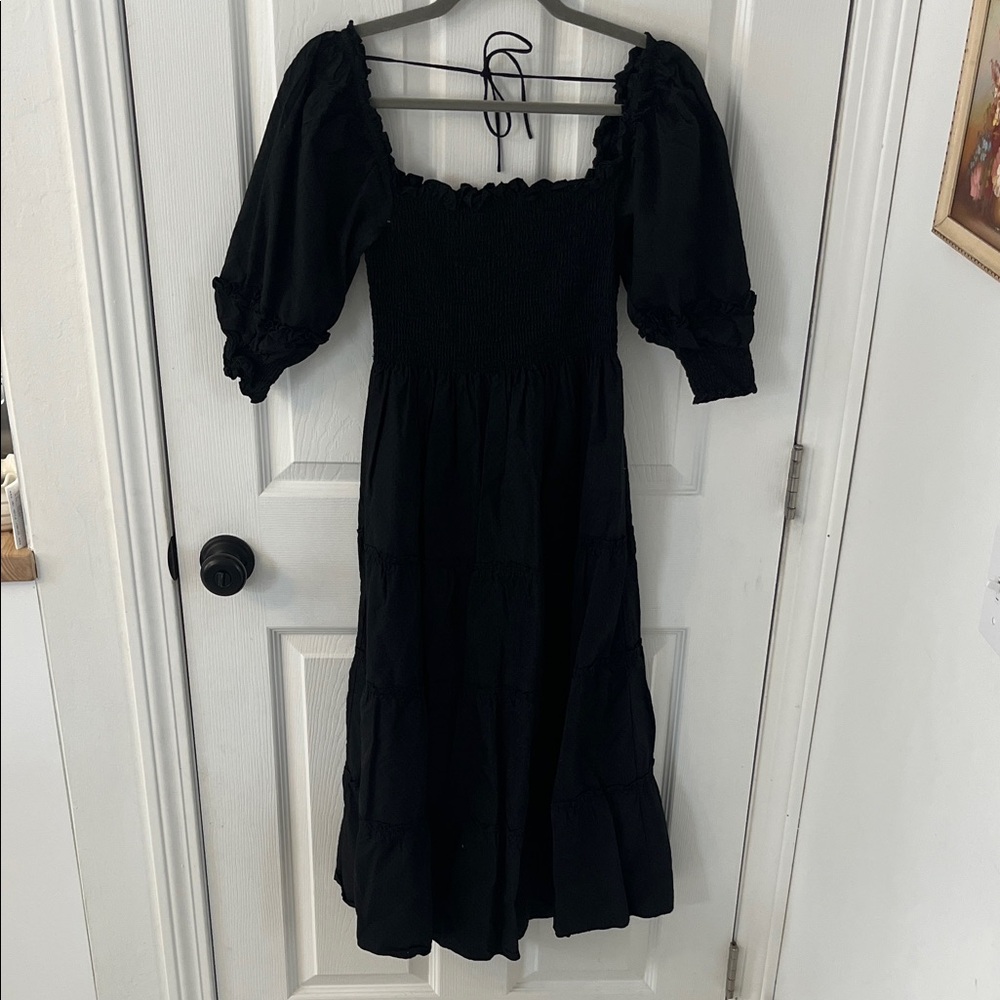 Hill House Black Midi Dress